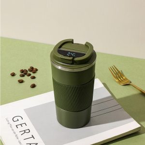 500ml Coffee Cup Smart Temperature Display Thermal Car Tumbler Stainless Steel Double Wall Vacuum Insulated Flask Coffee Mug